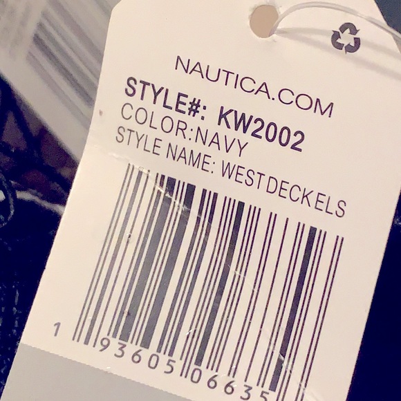 Nwt Nautica Women Slip-On Sneaker Jogger Comfort Running Knit Shoes Navy - Picture 5 of 5